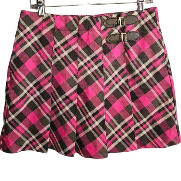 Lady Hagen Dresses & Skirts - NWT Lady Hagen Pleeted Plaid Shimmer Skort